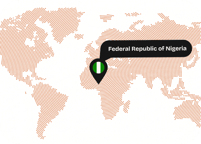 Federal Republic of Nigeria SabiPen incorporation map